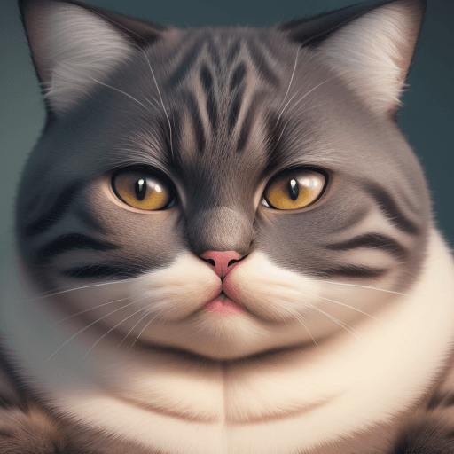AI generated: close-up of a chubby cat ultra-realistic, portrait, shot on a Sony A7III, high quality --ar 35:64 --...