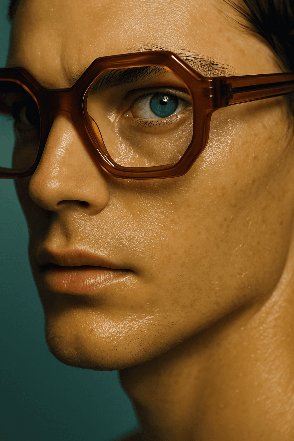AI generated: {
  "subject": {
    "gender": "male",
    "age": "young adult",
    "skin": {
      "tone": "m...