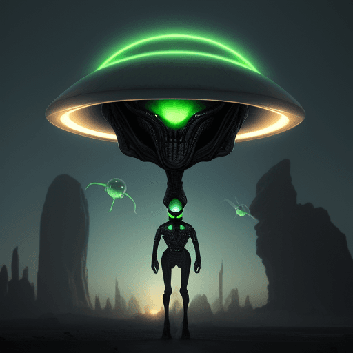AI generated: Alien invasion 