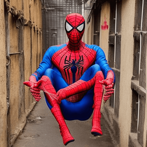 AI generated: indian spiderman
