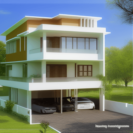 AI generated: I want Sharing Modern House Design concept Simple House Design 2 Storey .