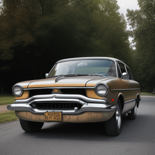AI generated: Old classic car backdrops like sample photo, like 90s, 35mm 8k photo