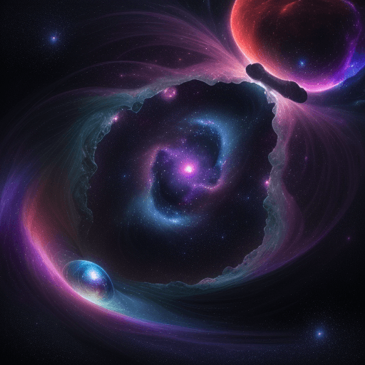 AI generated: A cosmic voyage through a nebula filled with celestial wonders awaits. In this highly detailed artwo...