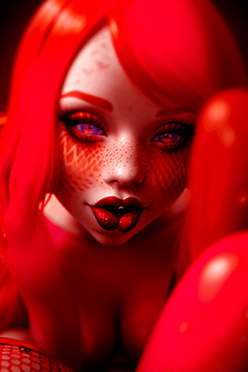 AI generated: beautiful redhead girl with freckles, Ahegao tongue drool, intricate, highly detailed, rim lighting,...