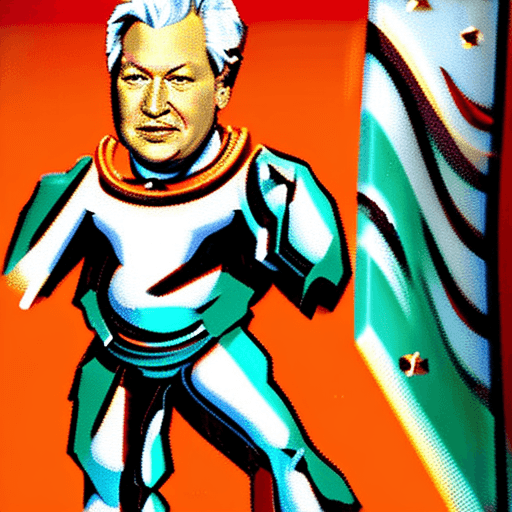 AI generated: Boris Yeltsin on Mars with vodka