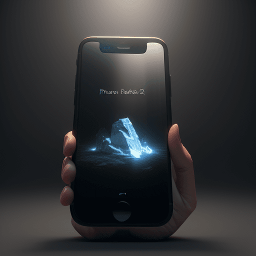 AI generated: 3d render of a iphone, volumetric lighting, z brush, unreal engine --ar 2:3 --q 2 --v 5