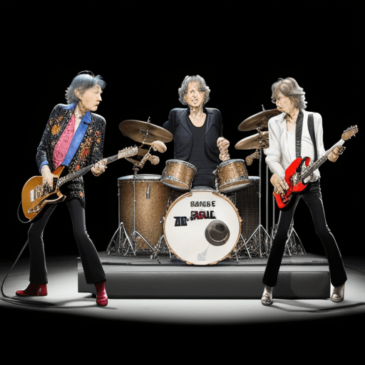 AI generated: Rolling stones