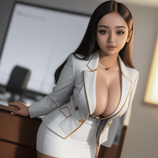 AI generated: Nabilah Ratna Ayu Azalia is a stunning young woman who knows how to attract attention. Emma is stand...