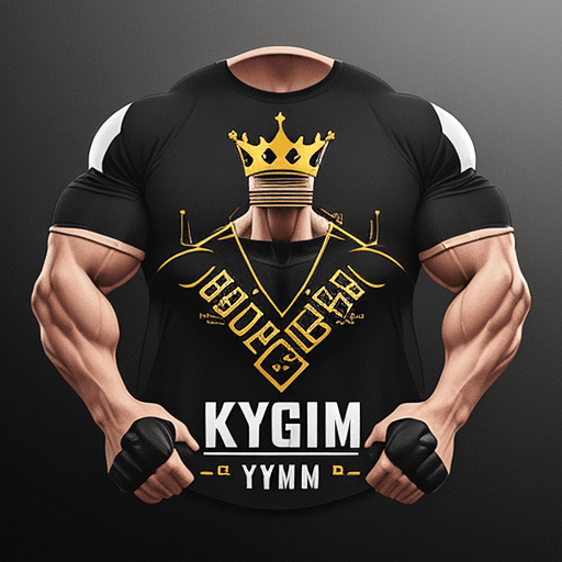 AI generated: Create a logo for a bodybuilding club called King Gym, with beautiful additions and wonderful touche...