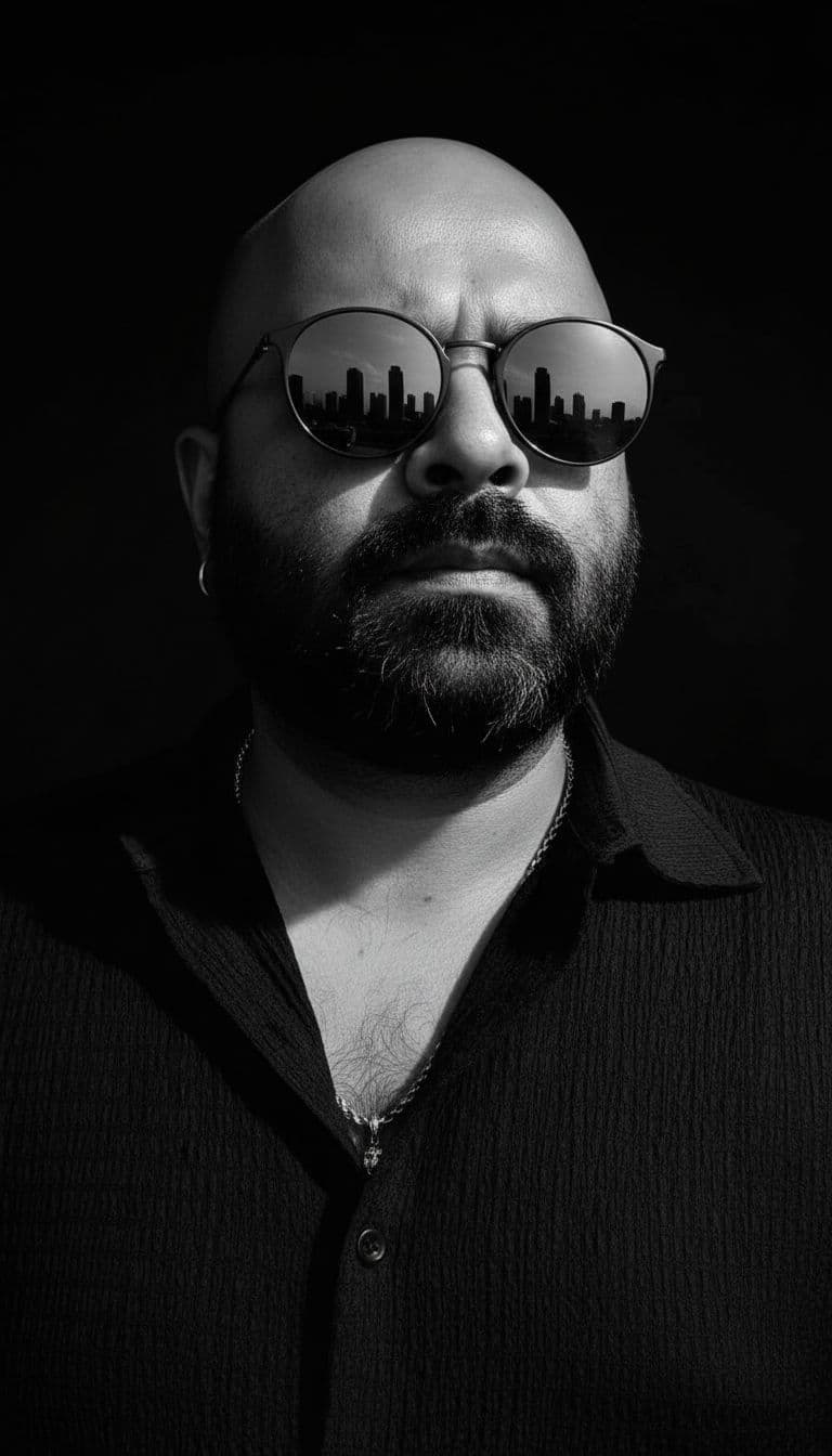 AI generated: a stylish young man with a lean, toned physique (around 57 kg, 5'6 tall) — his beard remains unchang...