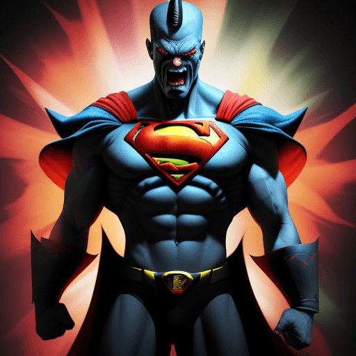 AI generated: like a supervillan, 4k