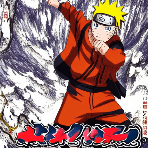 AI generated: naruto