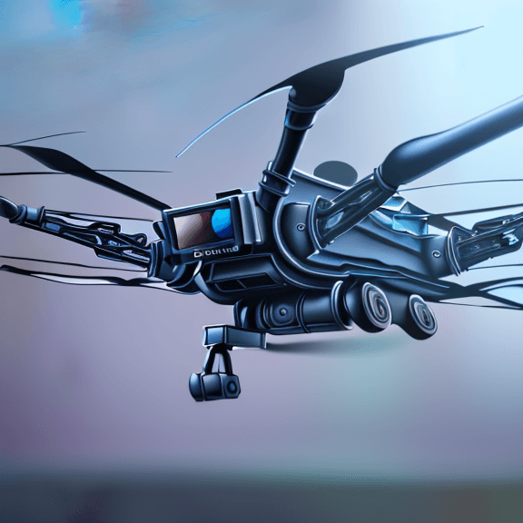 AI generated: Hyper realistic painting of a beautiful dron in an film, hyper detailed, anime, by anime artist, tre...