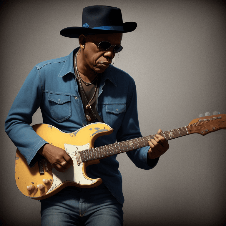 AI generated: Blues music