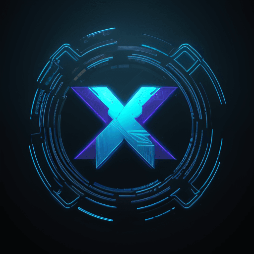 AI generated: cyberpunk logo with name "NV",cyberpunk, light atmosphere; 8k, HD detail logo,  HDR logo, high resol...