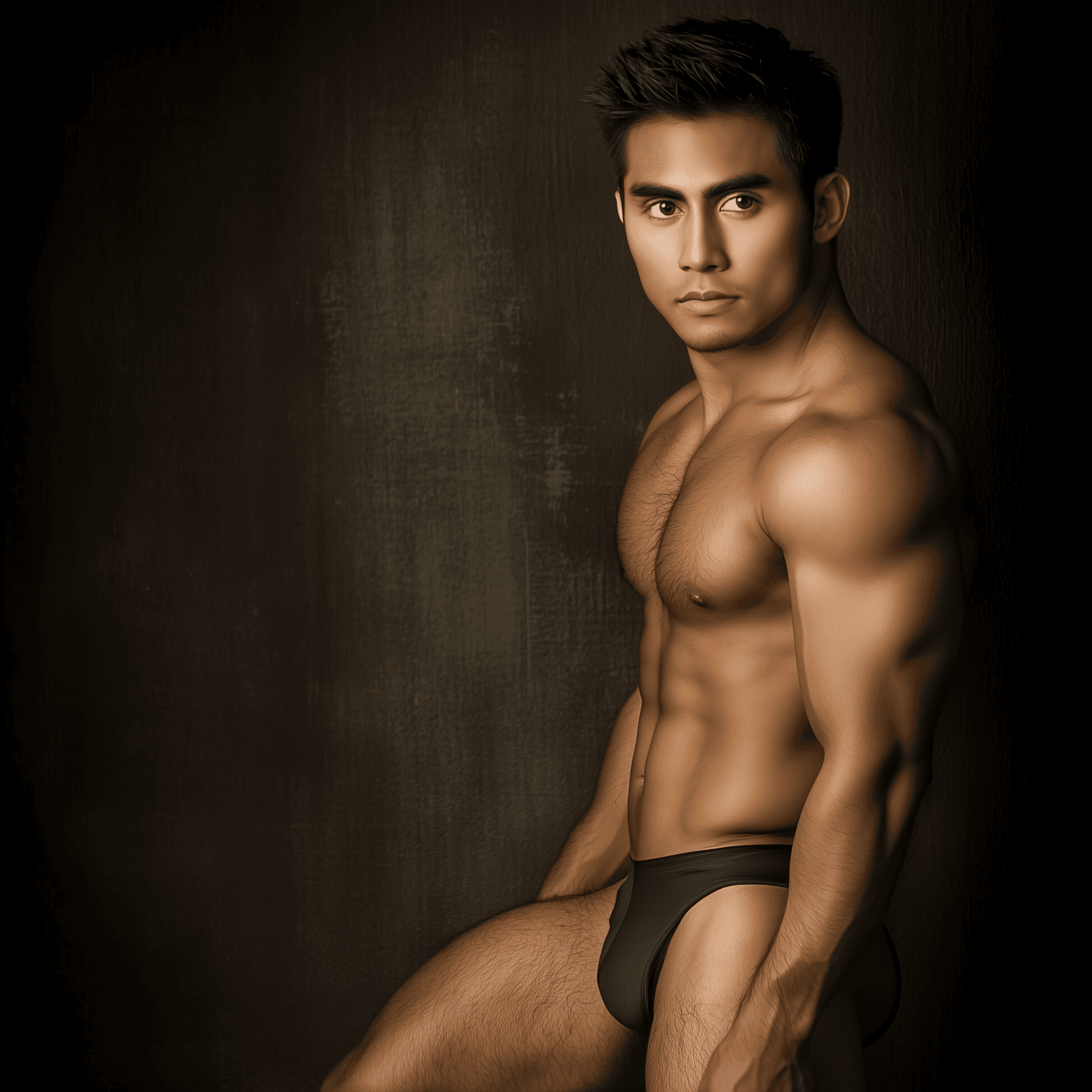 AI generated: full shot, full-length portrait, wide field of view, centered, showing entire body, award-winning ci...