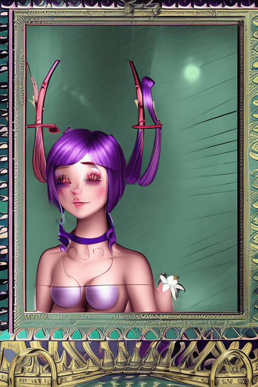 AI generated: dpink hair cat ear,purple eyes, looking at viewer, 1girl, large breasts, bob cut, (sidelocks:1. 3), ...