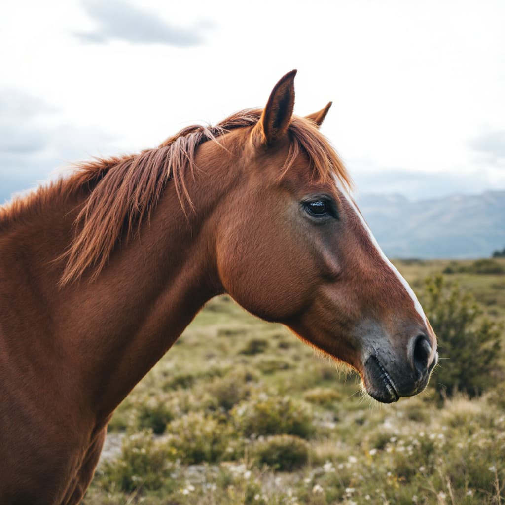AI generated: Brown Horse