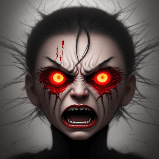 AI generated: Art surrealism hate anger rage fear beautiful, Concept art
