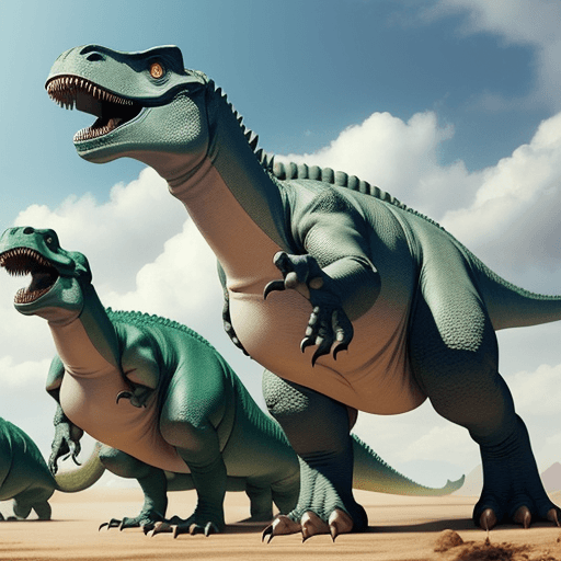 AI generated: 10 dinosaurs