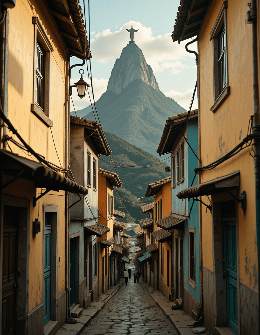 Rio de Janeiro favela illu - Image 4