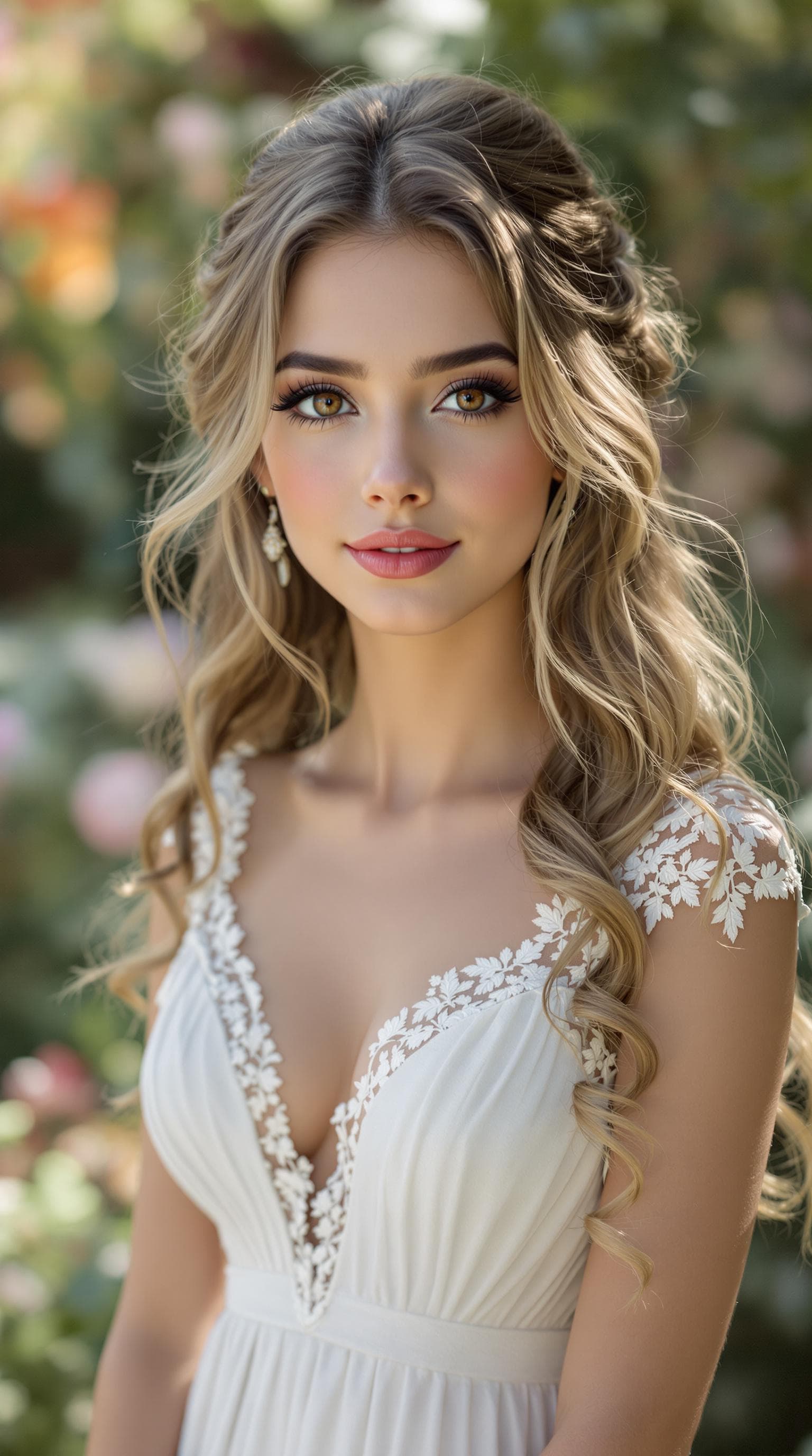 AI generated: a professional photo of a exceptionally of the most beautiful girl in the world (age 18) (masterpiec...