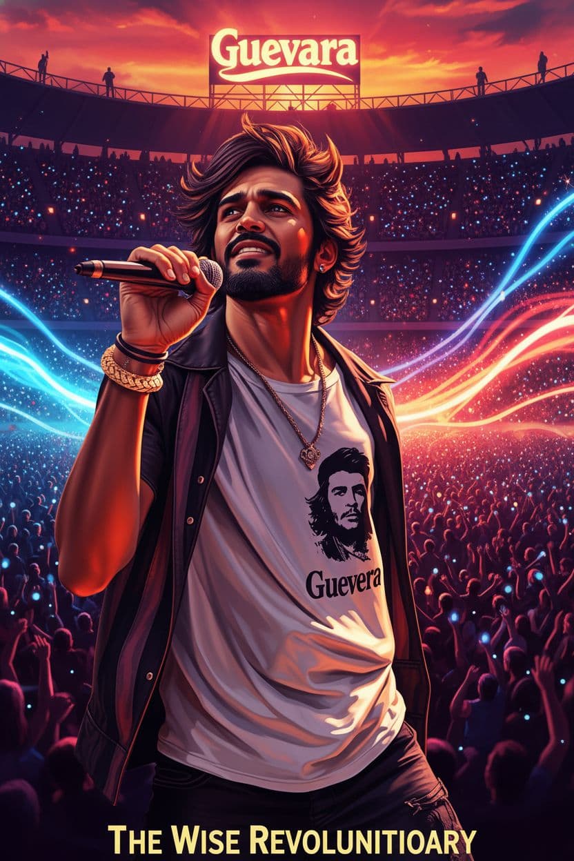 AI generated: A famous, revolutionary Egyptian singer with global recognition, possessing charisma and a beautiful...