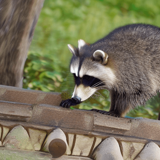 AI generated: racoon