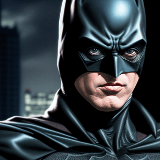 AI generated: michael keaton as batman meets beetlejuice