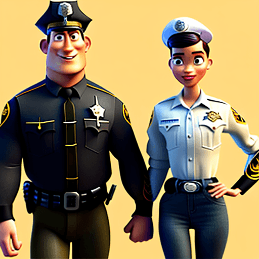 AI generated: Disney Pixar film poster, a man with high top fade haircut, handsome and evil face wearing a long sl...