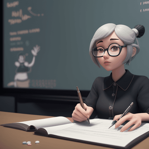 AI generated: Visuals of interactive lessons with animated characters teaching financial literacy, time management...