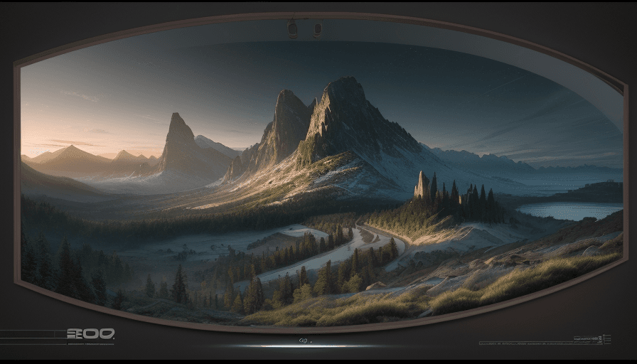 AI generated: a beautiful view of landscape, 8k, professional,extremely detailed cinematic lighting poster award w...