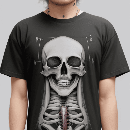 AI generated: autopsy t-shirt