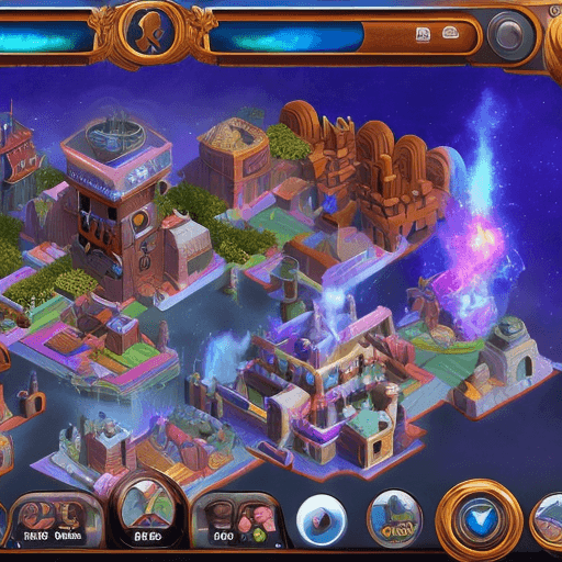 AI generated: gods of dimensions game picture 