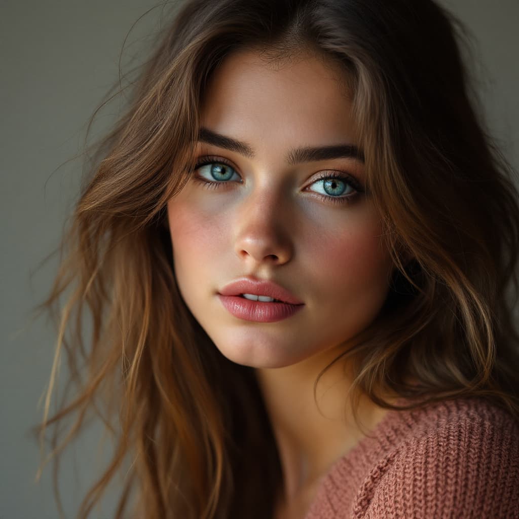 AI generated: Beautiful portrait of an 27 years old girl