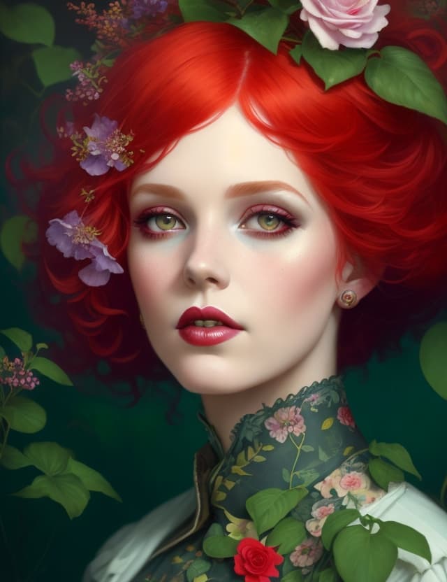 AI generated: The ultimate female businesswoman is a vision of power and sophistication. She stands tall, exuding ...