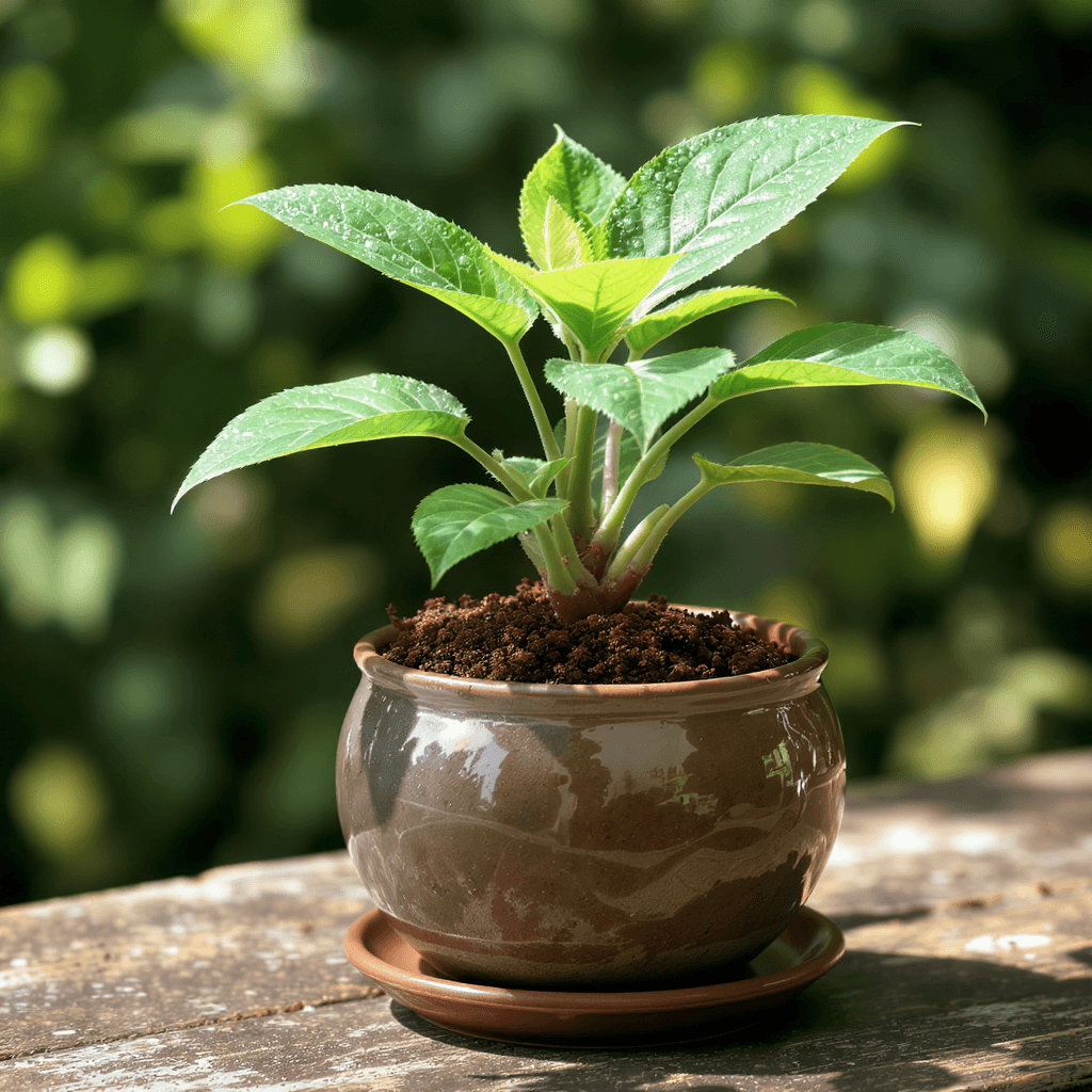AI generated: **Prompt for AI Image Generation:**

"Create a highly detailed and realistic image of a small pott...