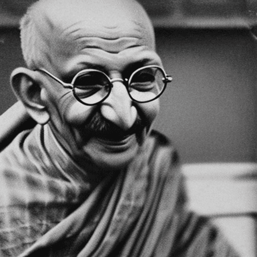 AI generated: Mahatma Gandhi