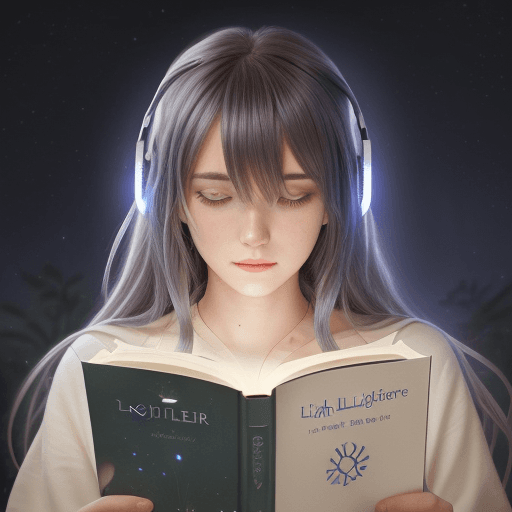 AI generated: "LightLoreListeners"
image for Youtube profile where I am gonna read Light novels and the name of my...