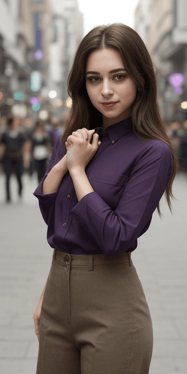 AI generated: (( fully clothed )){{ She is independent, imaginative, and organized. This female exudes a eager aur...