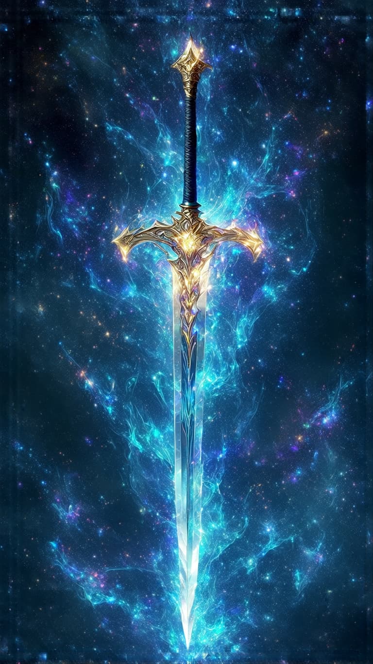 AI generated: Tarot card frame with photo placeholder romantic  card will feature hyper-realistic gold, opal quart...