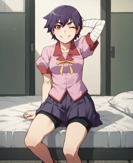 Suruga Kanbaru (Monogatari) - 5 Outfits [Commision]