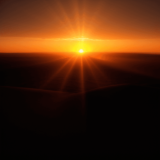 AI generated:  dramatic light, pale sunrise, cinematic lighting