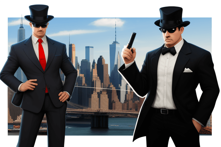 AI generated: new york danger detective


