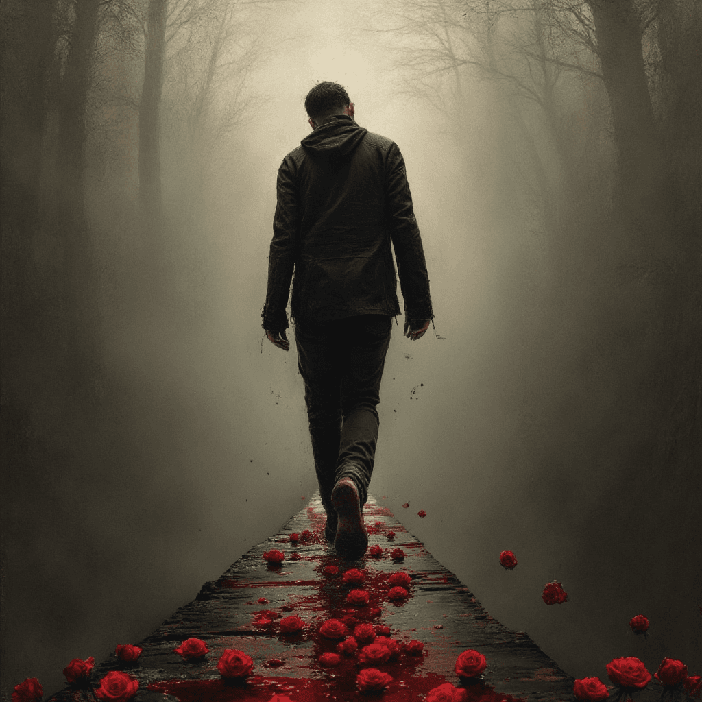 AI generated:  Pay

On the razors edge I walk, every step I take spills blood of bitter loss, digs into flesh an...
