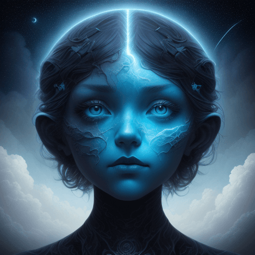 AI generated: photo illustration from a world in the clouds, in the style of tanya shatseva, the stars art group (...