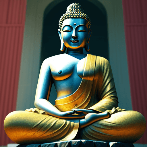 AI generated: Buddha 