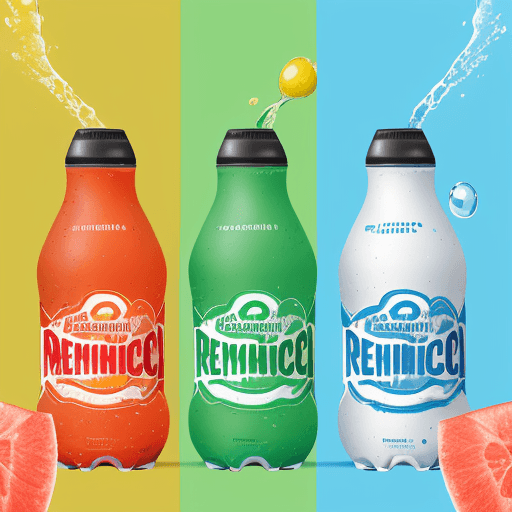 AI generated: A poster or banner with the title "Proyecto de transformación digital de empresa de refrescos de mar...