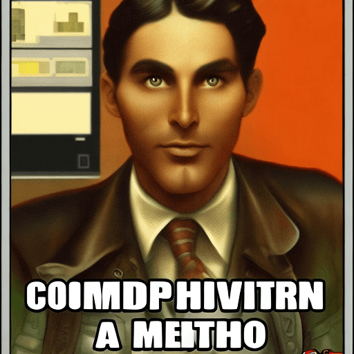 AI generated: computer men hero