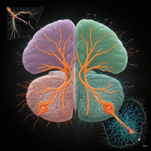 AI generated: Generate a detailed and scientifically accurate image of lymph nodes, highlighting their structural ...